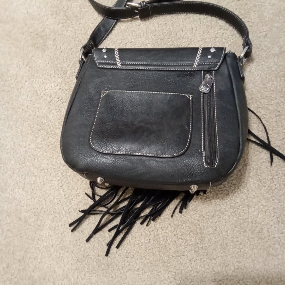 Leather concealed carry crossbody Bag - Picture 2 of 5